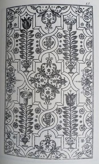 Plik:Wzorniki introligatorskie, Plansza z projekte oprawy barokowej z dzieła C. E. Predigera, Der Buchbinder und Futtermacher, 1741-59.jpg