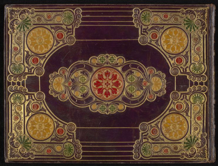 Plik:Romantyczne oprawy, Oprawa romantyczna sztambucha Kory Pinard, Francja, prawd. Paryż, przed 1832 r., BN, Warszawa, fot wg polona, mały plik.jpg