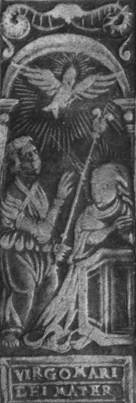 Plik:Maryja, Scena Zwiastowania w radełkowaniu na oprawie Melchiora Neringa, lata 60. XVI w., fot. wg Muraszko 2017.jpg