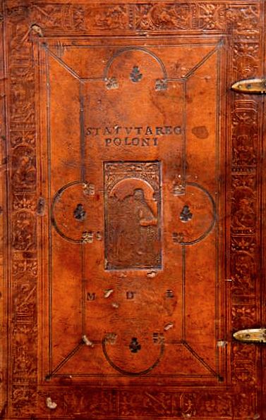 Plik:Półpierścień, Półpierścienie w dekoracji oprawy w typie aldyńskim, Kraków, 1550, B Czart, MNK, Kraków, fot. BCzart.jpg