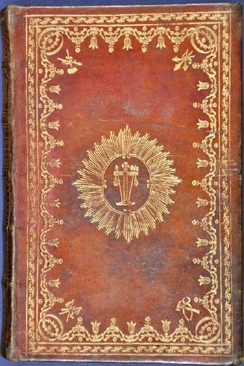 Plik:Arma Christi, Arma Christi w dekoracji oprawy włoskiej z kon. XVIII w., Biblioteca Nazionale Braidense, Mediolan.jpg