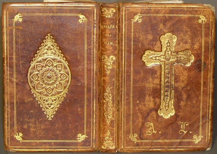 Plik:Modlitewników oprawy, Oprawa modlitewnika, introligator anonimowy, Warszawa, po 1844 r., fot. wg Pokorzyńska 2005.jpg