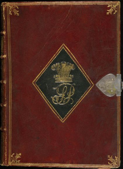 Plik:Superekslibris S. K. Potockiego lub innego oraz supereksl. zapięciowy Potockich, XIX w. BN POLONA.jpg