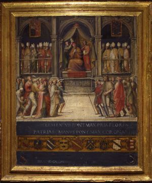 Plik:Figuralna dekoracja malowanej oprawy z tzw. Biccherna, Siena, 1534, fot. wg www.archiviodistato.siena.it.jpg