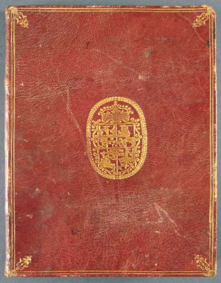 Plik:Donacyjne oprawy, Prawdopodobnie donacyjna oprawa z superekslibrisem Władysława IV, Włochy, Rzym, 1634, Biblioteca Nazionale Braidense, Mediolan.jpg