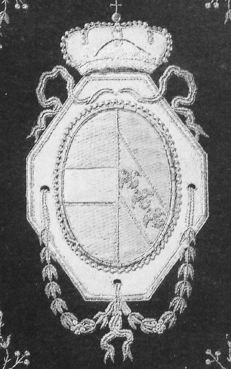 Plik:Kampanula, na kartuszu herbowym, oprawa klasycystyczna, włoska, 1789, Foot 2010, nr kat. 387.jpg