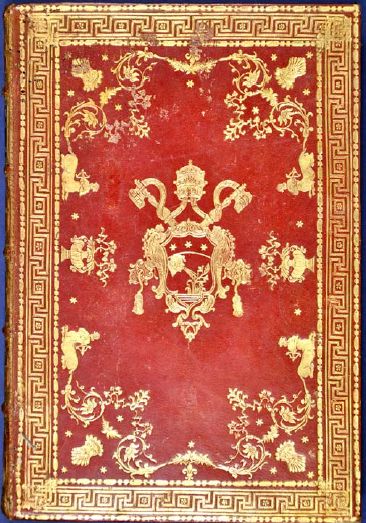 Plik:Centaur, Motywy centaurów w dekoracji oprawy rzymskiej z superekslibrisem papieża Piusa VI, 4 ćw. XVIII w., Biblioteca Nazionale Braidense, Mediolan.jpg