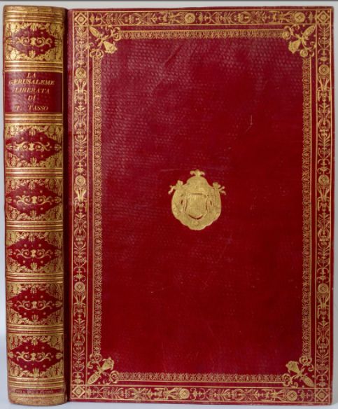 Plik:Empirowe oprawy mały plik, Oprawa empirowa z superekslibrisem Sanguszków, Antoni Oehl, Warszawa, pocz. XIX w., Miejska Biblioteka Publiczna, Tarnów.jpg