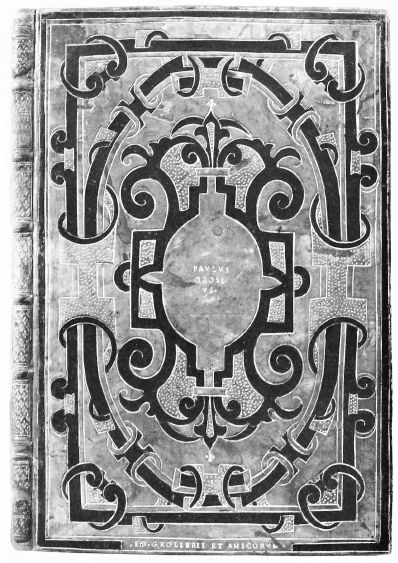 Plik:Grolierowskie oprawy, Oprawa dla Jeana Groliera, prawd. Gommar Estienne, Paryż, fot. wg BL 1965.jpg