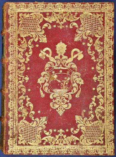 Plik:Kratka regencyjna na oprawie rzymskiej z 4 ćw. XVIII w., Biblioteca nazionale Braidense, Mediolan.jpg