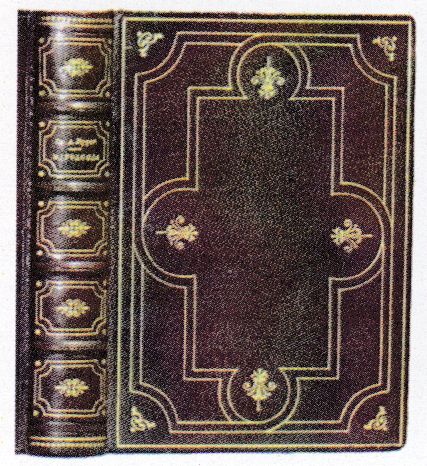 Plik:Historyzujące oprawy, Op hist z dek w typie opraw ald i grol, Jan Recmanik, przed 1949 r., fot. wg Pokorzyńska 2014.jpg