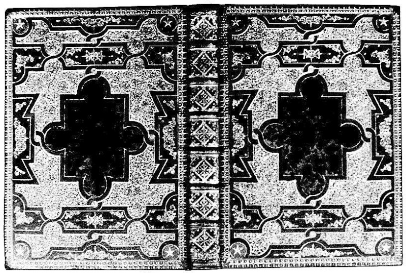 Plik:Fanfare, Oprawa z późną formą dekoracji a la fanfare, Francja, ok. 1660, fot. wg Devaux 1977.jpg