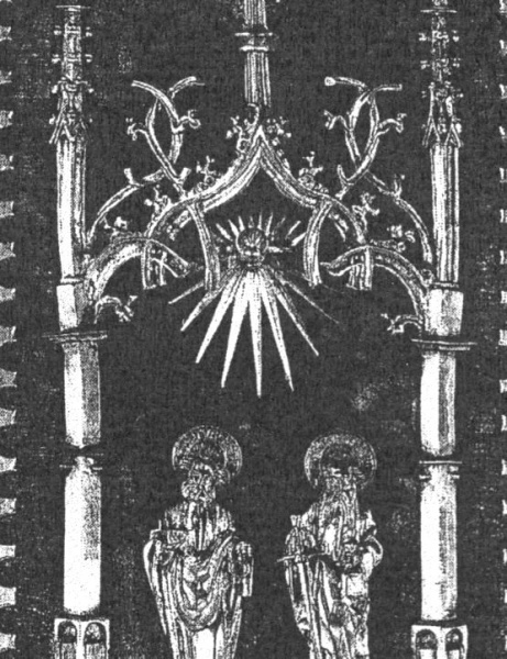 Plik:Gałęziowy ornament w dekoracji złotniczej oprawy gotyckiej, Augsburg, 1506, Germanisches Nationalmuseum, Norymberga, fot. wg Pechstein 1987.jpg