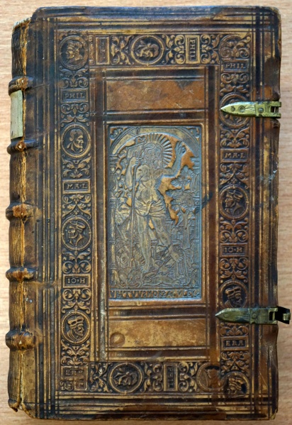 Plik:Listwa, Poziome puste listwy na oprawie radełkowej o kompozycji ramowej, XVI w., WBP Ksiąznica Kopernikańska, fot. A. Wagner.jpg