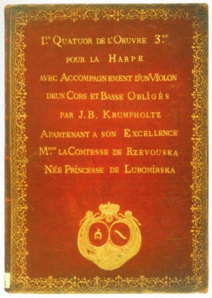 Plik:Epigraficzna oprawa z napisem dedykacyjnym dla Konstancji Rzewuskiej, prawdop. Paryż, ok. 1780, Uni- und Stadtbibliothek w Kolonii, fot. wg Quarg 2002.jpg