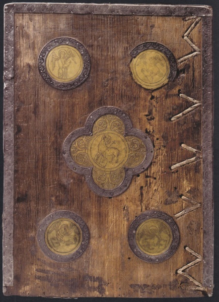 Plik:Inkrustacja, Oprawa tzw. Ewangeliarza Theophanu inkrustowana i okuwana elementami metalowymi, XI w., Essen, skarbiec katedralny, fot. wg Ganz 2015.jpg