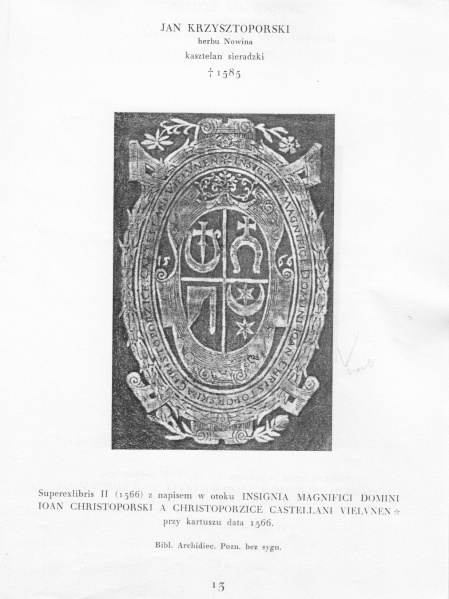 Plik:Przerysy opraw, Przerys superekslibrisu w dziele K. Piekarskiego, Superexlibrisy polskie..., Kraków 1929.jpg