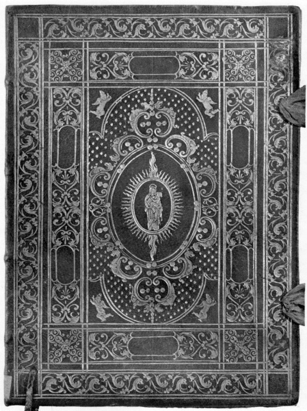 Plik:Dyplomów oprawy, Oprawa dyplomu doktorskiego Adama Opatowskiego, Włochy, 1619, fot. wg Jarosławiecka 1929.jpg