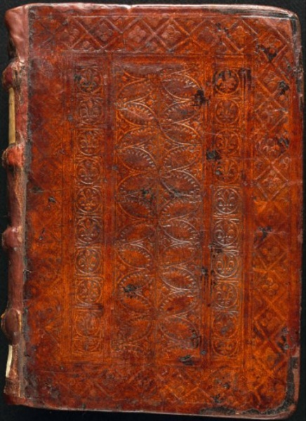 Plik:Oprawa francuska, lilia, kratka ornament., Livre d'Heures rodziny de Briend, XV w., BCzart. MNK, POLONA2.jpg