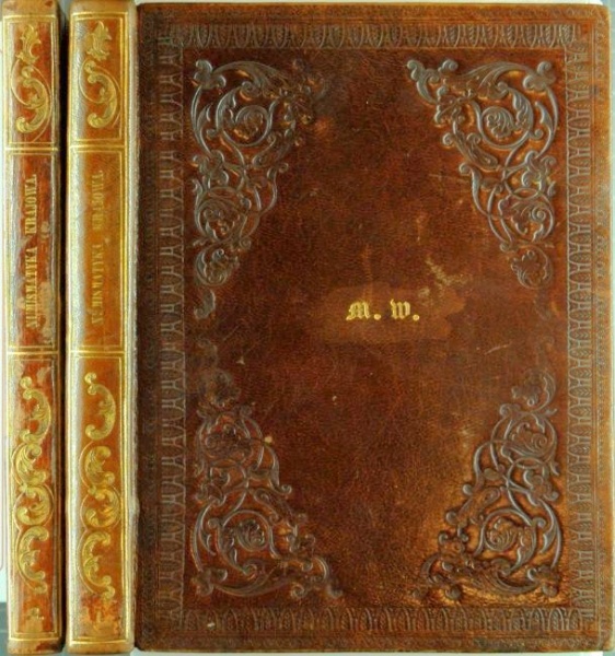 Plik:Romantyczne oprawy, Oprawy romantyczne, prawdopodobnie Warszawa, ok. 1840, Biblioteka Polska w Paryżu, fot. A. Wagner.jpg