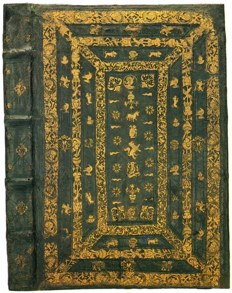 Plik:Małpa, panoplium, jednorożec, waza, oprawa plateresco, Hiszpania, lata 70. XVI w., wg Fernández 1994.jpg