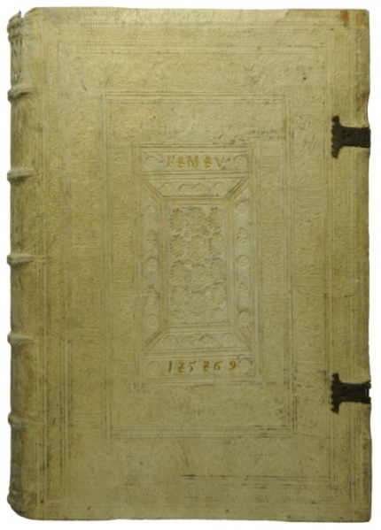 Plik:Wittenberski styl, Oprawa w stylu wittenberskim, Thomas Krüger, Wittenberga, 1569, Biblioteka Elbląska, fot. wg Chlebus 2016.jpg