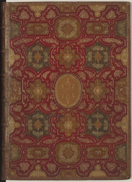 Plik:Mozaikowe oprawy, Oprawa mozaikowa z dekoracją filigranową, Florimond Badier, ok. poł. XVII w., fot. wg gallica.bnf.jpg