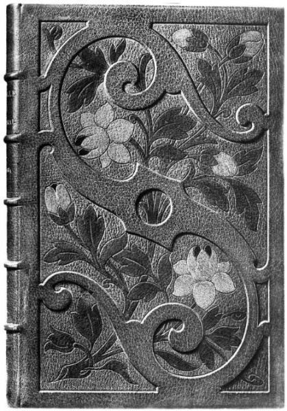 Plik:Floralne dekoracje, Oprawa z flore ornementale Mariusa-Michela, Francja 1884, wg Devauchelle 1995.jpg