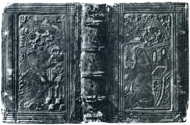 Plik:Archanioł, Maryja, Scena Zwiastowania na plakietach, Włochy, ok. 1540, wg Goldschmidt 1967, t. 2.jpg