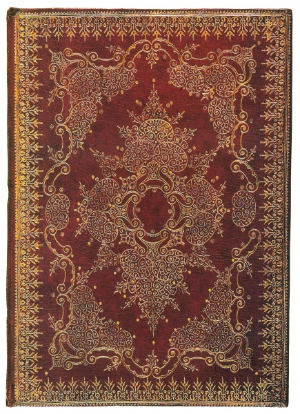 Plik:Filigranowa dekoracja, Oprawa barokowa z dekoracją filigranową, Francja, 1655, wg Devauchelle 1995.jpg