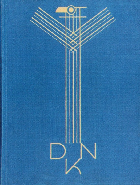 Plik:Orzeł, Orzeł polski w stylizacji art deco na krakowskiej oprawie wydawniczej z 1935 r., fot. wg Łysiak 2004, t. 1.jpg