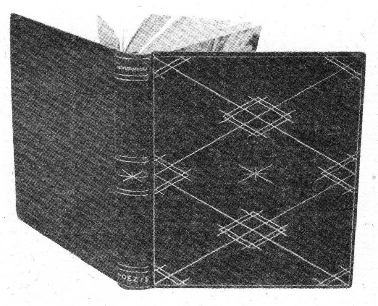 Plik:Linearna dekoracja, Oprawa w stylistyce art deco, Władysław Semkowicz, prawdop. lata 20.30 XX w., fot. wg Bukowska 1992.jpg
