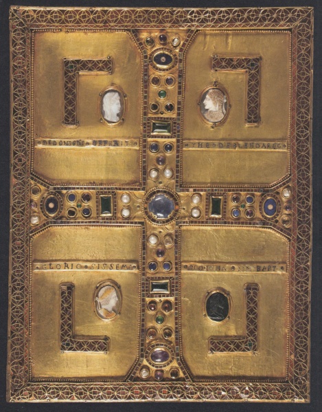 Plik:Gemma, Gemmy z I do IV w. ne na oprawie Ewangeliarza Teodolindy, pocz. VII w., kat. w Monzie, wg Ganz 2015.jpg