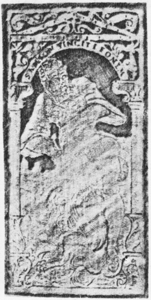 Plik:Samson walczący z lwem na plakiecie renesansowej, prawdopodobnie Wilno, ok.poł. XVI w., wg Laucevičius 1976.jpg