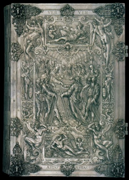 Plik:Złotnicze oprawy, Oprawa Mszału kolońskiego, A. Eisenhoit, Niemcy, kon. lat 80. XVI w., fot. wg. Stiegmann 2003.jpg