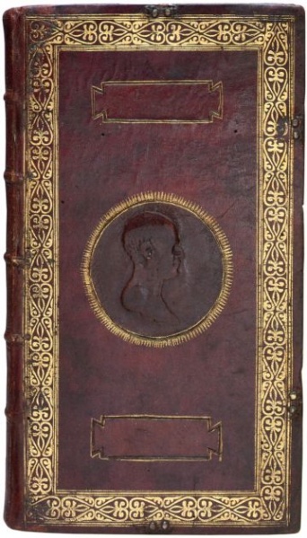 Plik:Tabula ansata, Tabuli ansati na oprawie kameowej, Neapol po 1505, fot. wg. Sotheby.s New York June 14 1990.jpg