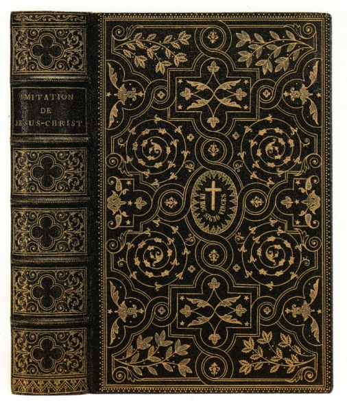 Plik:Historyzujące oprawy, Oprawa historyzująca w typie opraw à la fanfare, Paryż, 1854, fot. wg Fernández 1994.jpg