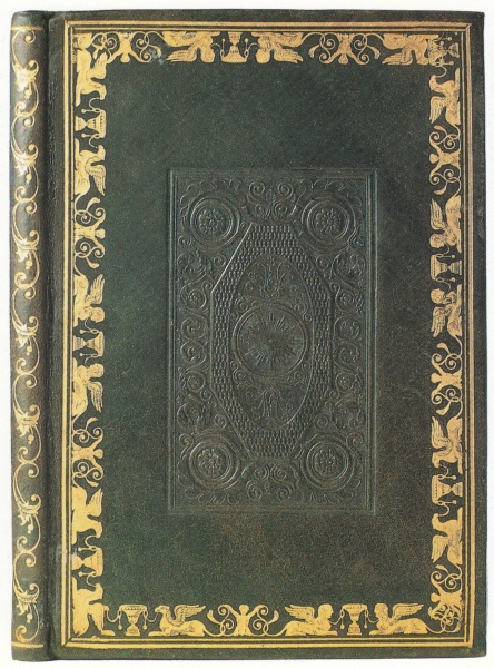 Plik:Sfinks, egipskie motywy, Oprawa z dekoracją o formach klasycystycznych i romantycznych, Hiszpania, ok. 1860, wg Fernández 1994.jpg