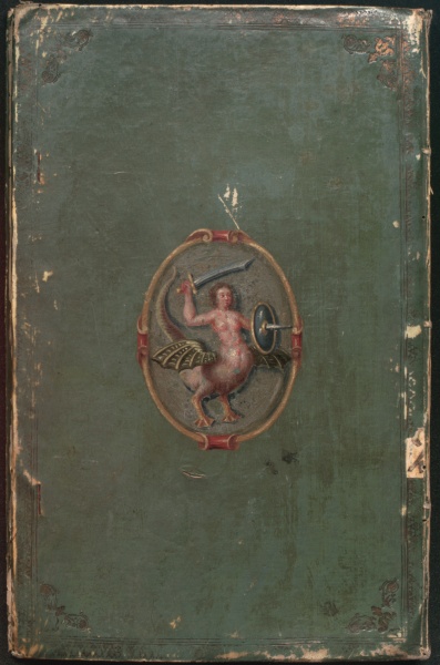 Plik:Syrena, Syrena jako godło miasta Warszawy na quasi superekslibrisie księgi rachunkowej z l. 50. XVII w., fot. wg Pokorzyńska 2005.jpg