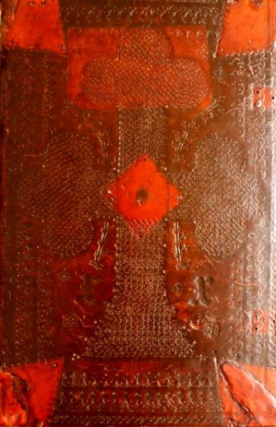 Plik:Krzyż, Motyw krzyża w dekoracji oprawy gotyckiej, Walenty z Pilzna, Kraków, ok. 1480, BJ Kraków, fot. A. Wagner.jpg