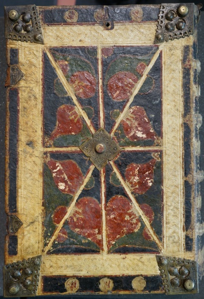Plik:Malowane oprawy, Malowana oprawa inkunabułu, Dolny Śląsk, 2 poł. XV w., BUWr, Wrocław, fot. A. Wagner.jpg