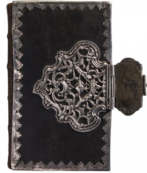 Plik:Modlitewników oprawy, Oprawa śpiewnika protestanckiego, Toruń, kon. XVIII w., fot. wg Wagner, Madajewska, Mazerska 2018.jpg