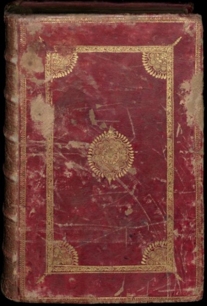 Plik:Wachlarzowe oprawy, mały plik Oprawa wachlarzowa ręko Historia polonica J. Długosza, Polska, po 1644, Cod. Ser. n. 12701 Han, ONB Wiedeń, polona.jpg