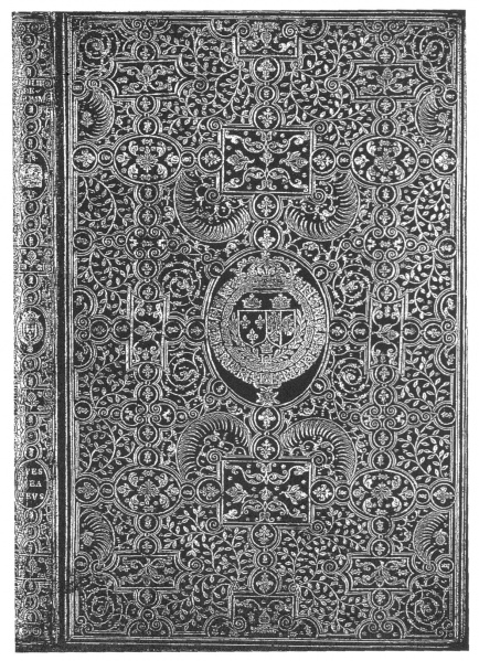 Plik:Fanfare, Oprawa a la fanfare z superekslibrisem Henryka III Walezego, Paryż 1580, BnF Paris, fot. wg Le Bars 2006.jpg
