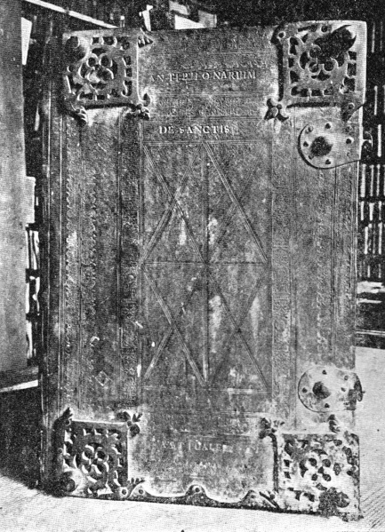 Plik:Chorałowych ksiąg2, antyfonarz z XIV w., oprawa z XVIpocz. XVII w., Kopera, Lepszy 1926, il. 40.jpg