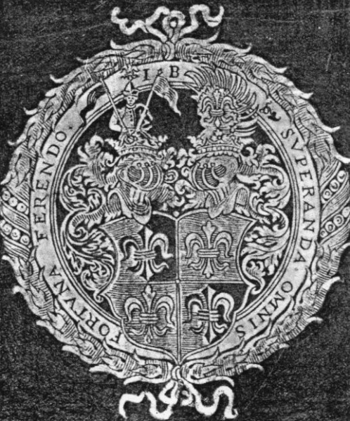 Plik:Dewiza w otoku inskrypcyjnym renesansowego superekslibrisu Jana Bonera, przed 1552, fot. wg Piekarski 1929.jpg