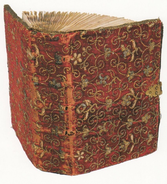Plik:Modlitewników oprawy, Oprawa godzinek iluminowanych, Paryż, około 1550, fot. wg Coron, Lefèvre 1995.jpg