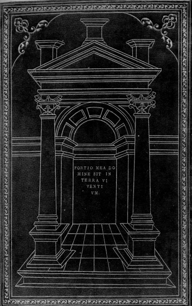 Plik:Portal, Motyw portalu w dekoracji oprawy renesansowej z księgozbioru Jeana Groliera, Paryż, 1543, fot. wg Hobson 1926.jpg