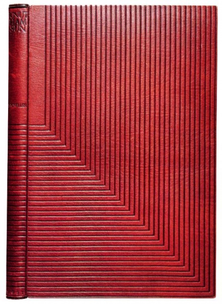 Plik:Linearna dekoracja oprawy nowoczesnej, Ignatz Wiemeler, po 1931, fot. wg Breslauer 1992, Catalogue 110.jpg