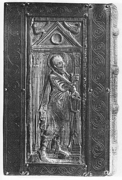 Plik:Edicula1, tzw. dyptych ss. Piotra i Pawła, Rouen, V w. i XII w., wg Steenbock 1964, nr kat. 4.jpg